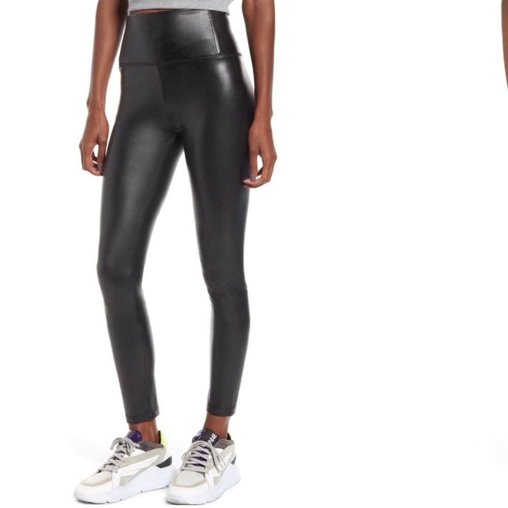 BP. Black Faux Leather Leggings
